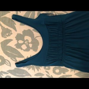 Loft teal dress